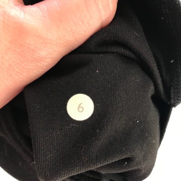 Women's Lululemon Wide Leg Mid Rise Pants Drawstring Loose Casual Black 6 - Picture 7 of 7